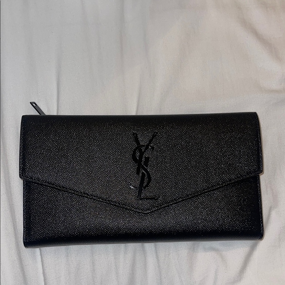 YSL Large Flap Calfskin Wallet
